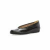 Gabor Comfort Sportliche Ballerinas Glattleder Schwarz - Schwarz