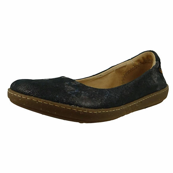 El Naturalista N5300F Coral Fantasy Leather Damen Leder Ballerina Carbon Dunkelgrau Klassische Ballerinas - Schwarz – Bild 7