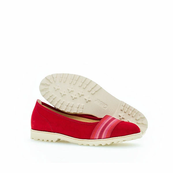 Ballerina Sportliche Ballerinas - rot Gabor Ballerina Sportliche Ballerinas - Rot -Gabor-Shop 14088432 02