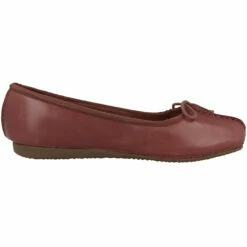 Clarks Un Freckle Ice Ballerinas Damen Klassische Ballerinas - Rot -Gabor-Shop 14760176 03