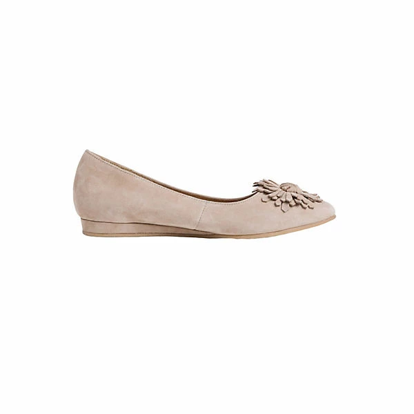 Tamaris 1-22119-24 341 Damen Taupe Beige Leder Ballerina Mit TOUCH-IT Sohle Klassische Ballerinas - Beige – Bild 5