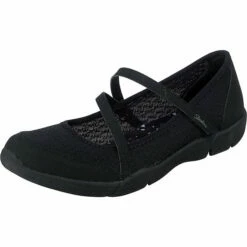 Skechers Be-lux Airy Winds Riemchenballerinas - Schwarz