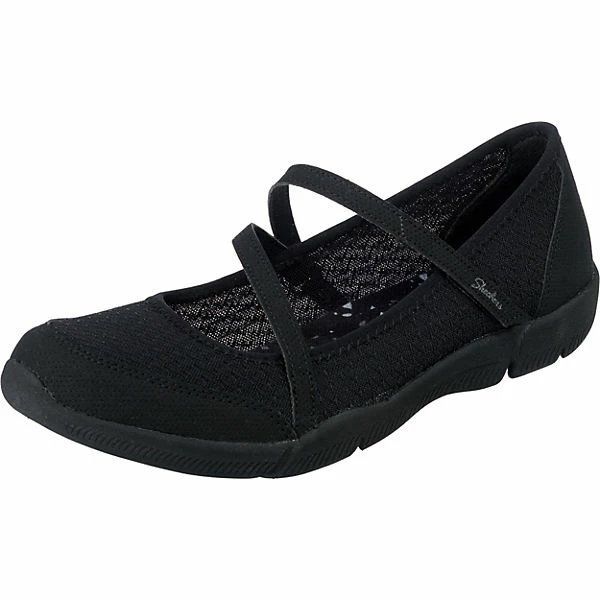 Skechers Be-lux Airy Winds Riemchenballerinas - Schwarz