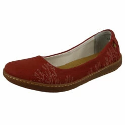 El Naturalista Seaweed Coral Vegane 5600T Damen Ballerina Leinen Orange Carrot Klassische Ballerinas - Orange