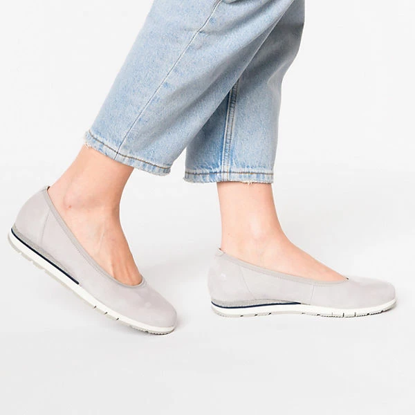 Gabor Komfort-Ballerinas - Hellgrau – Bild 2