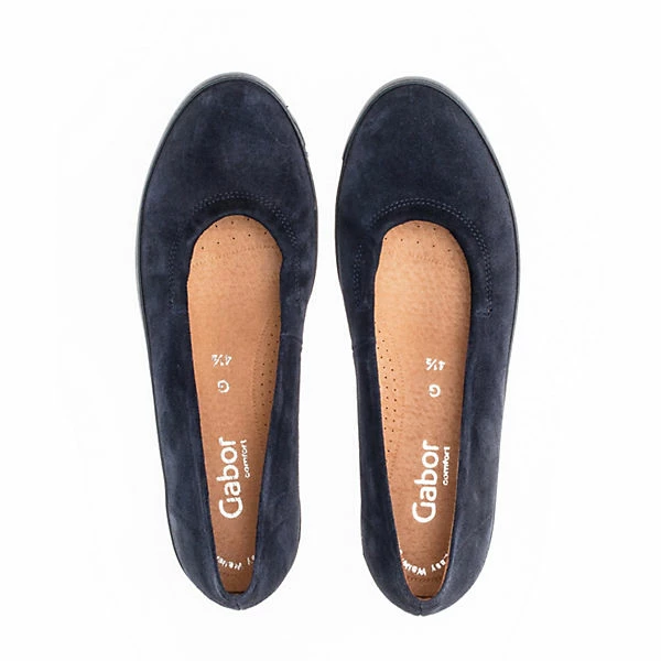 Gabor comfort sportliche Ballerinas Rauleder blau Sportliche Ballerinas - blau Gabor Comfort Sportliche Ballerinas Rauleder Blau Sportliche Ballerinas - Blau -Gabor-Shop 18937976 02