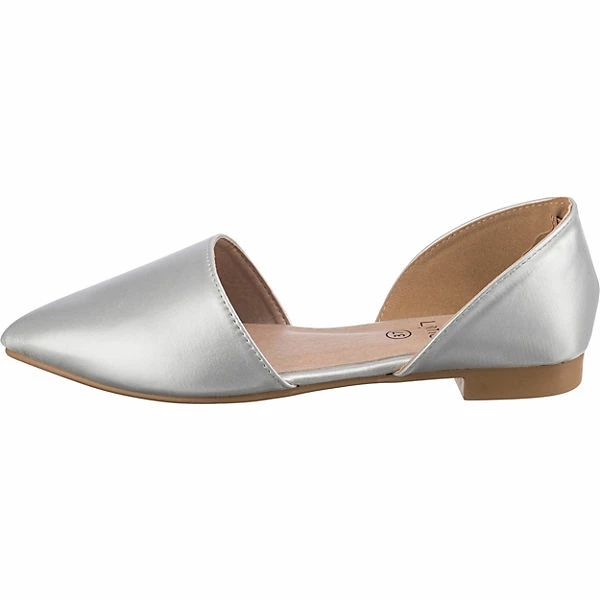 Metallic Trendy Klassische Ballerinas – Bild 3