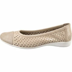 Casual Leder Komfort-Ballerinas - Gold -Gabor-Shop 22173318 03