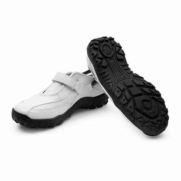 Sportliche Damen Ballerina - Sommerschuhe Damen Geschlossen - Freizeitschuhe Damen Aus Leder - Lederschuhe Damen Klettverschluss Damen Ballerina Leder – Bild 3