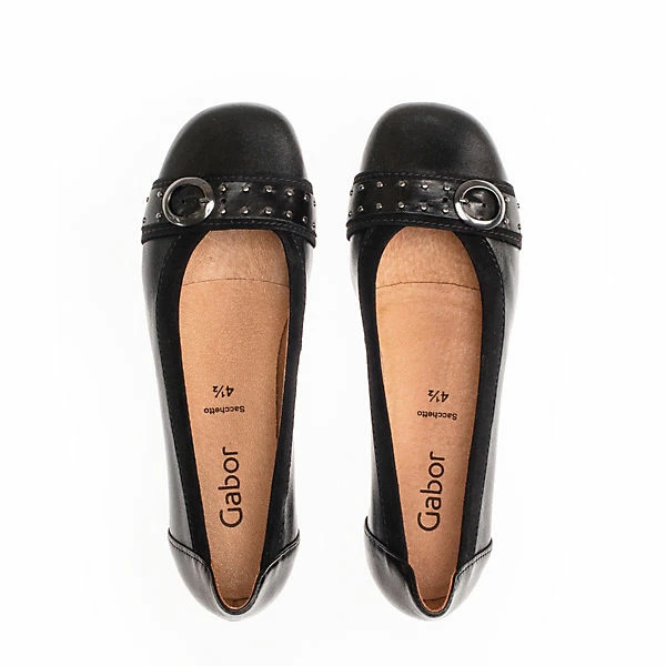 Gabor Ballerina Sportliche Ballerinas - Schwarz – Bild 2