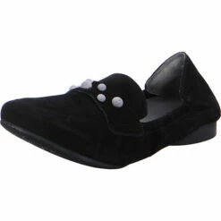 Think! Think Damen Slipper "GUAD" Klassische Ballerinas - Schwarz