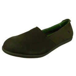 *art Damen Klassische Ballerina Larissa 1493 Grün Kaki Leder Klassische Ballerinas - Grün