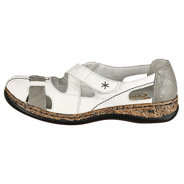 Rieker Komfort-Ballerinas - Weiß-kombi – Bild 2