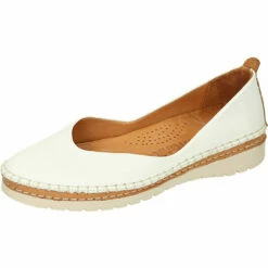 Slipper Klassische Ballerinas - Weiß