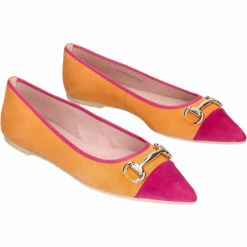 Pretty Ballerinas Angelis Klassische Ballerinas - Orange/pink