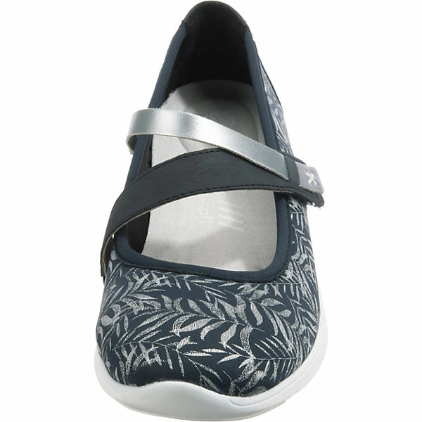 Remonte R7109-14 Komfort-Ballerinas - Schwarz/weiß – Bild 3