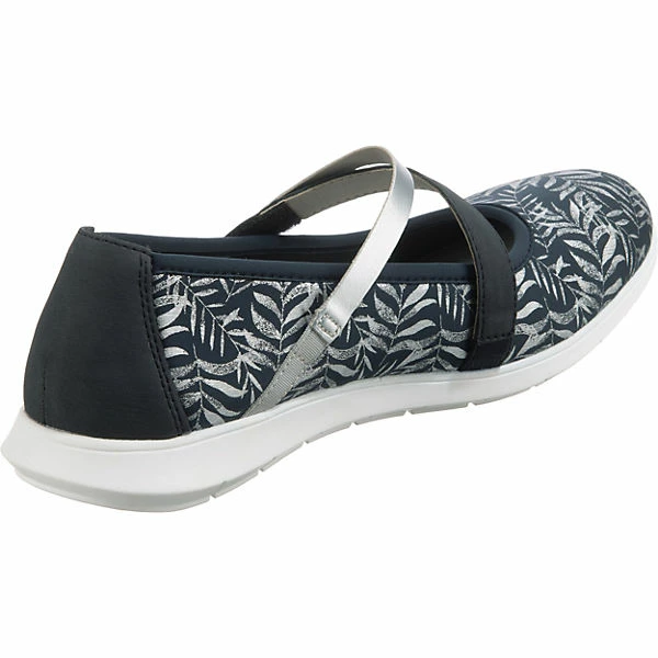 Remonte R7109-14 Komfort-Ballerinas - Schwarz/weiß – Bild 4