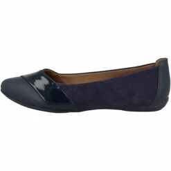 Geox D Charlene A Ballerinas Damen Klassische Ballerinas - Dunkelblau